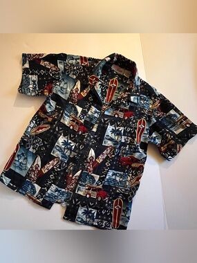 Extreme Limits - Hawaiian Style Shirt - Boys Size 6/7 - EUC